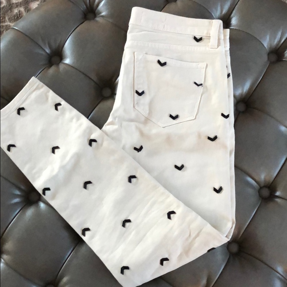 J.Crew Collection Chevron Beaded Jeans - Picture 5 of 5